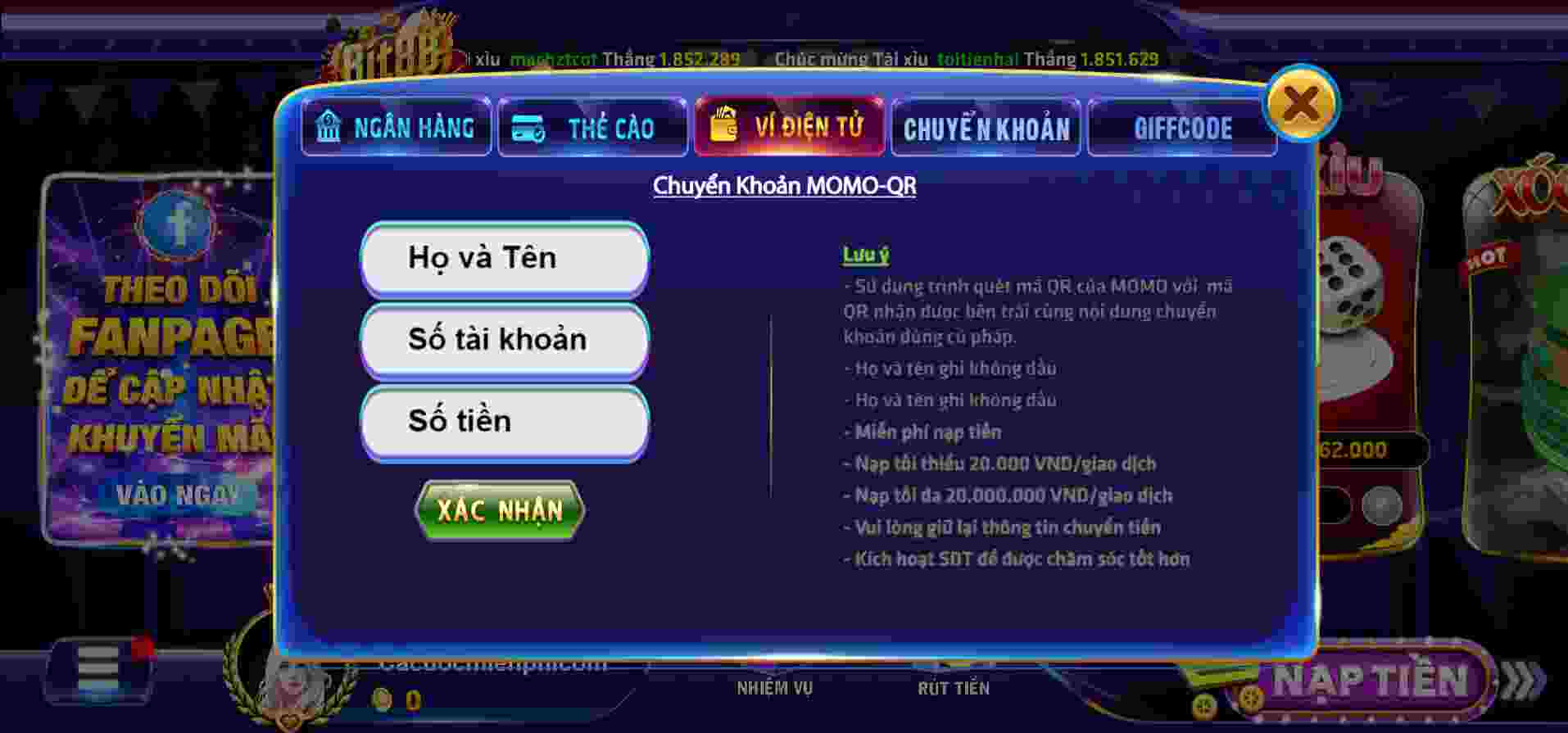 Hướng dẫn chơi Luxvaip King Online - Luxvaip
